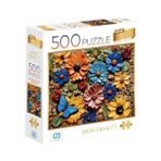 Ca Games Mozaik Çiçekler Puzzle 500 - Renkli
