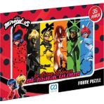 Ca Games Mucize: Uğur Böceği ile Kara Kedi Lisanslı 35 Parça Çerçeveli 34X24CM Çocuk Puzzle Yapboz Yeni