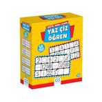 CA Games Yaz Çiz Öğren 3+ Yaş ve üzeri Çocuklar için 12 Parçalı Eğitici Etkinlik Oyunu