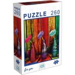 CA Oyuncak Çiçekler Puzzle 260 Parça Saks Mavisi
