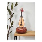 CaactuStore Dekoratif Keman / Gitar / Saz Tasarımlı Çevirmeli Müzik Kutusu Dekoratif Hediyelik Eşya