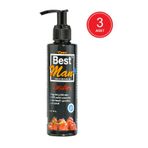 Caas Best Man Su Bazlı Çilek Aromalı Kayganlaştırıcı Jel 3 x 150 ML