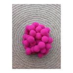 C&A&B KUZEY AVİZE C&a&b Kuzey Avize Peluş Ponpon Fuşya Renk 2 Cmlik 100 Adet Hobi Malzemesi
