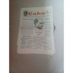Caba Gazetesinin 1/12/1969 Tarihli Nüshası. Mustafa Kemal Atatürk'ün Anıldığı ve Öğrenci Derneği Seçimleri Hakkında Bilgilerin Yer Aldığı Haberler Içermektedir.