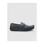 Cabani 010M2823J Hakiki Deri Lacivert Toka Detaylı Erkek Loafer Ayakkabı