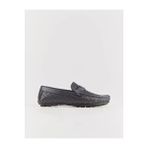 Cabani 010M6823A Hakiki Deri Kauçuk Tabanlı Lacivert Erkek Loafer Ayakkabı