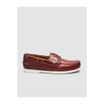 Cabani 052C102 Bordo Hakiki Deri Bağcıklı Erkek Loafer Ayakkabı