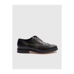 Cabani 387M506 Hakiki Deri Siyah Bağcıklı Erkek Günlük Ayakkabı