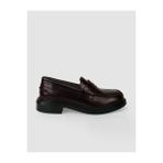Cabani 670M1866 Hakiki Deri Bordo Açma Kadın Loafer Ayakkabı