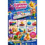 Cabbaroğlu Ticaret 12 Renk Hava ile Kuruyan Oyun Hamuru Seti Zıplayan Hafif Yumuşak Kil Çocuk Eğitici Hamur Seti