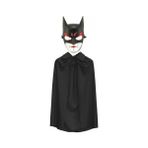 Cabbaroğlu Ticaret Batman Maskesi Catwoman ve Batman Pelerini Siyah Set