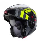 Caberg Horus X Ceneden Acilir Kask S (Ece 22.06) (Mat Siyah-Fluo Sari)