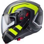 Caberg Motosiklet Kaskı Horus x Gri-Sarı Motor Çene Açılır Kask - Çok Renkli