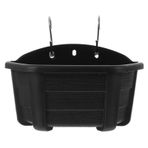 Cabilock 1 set çiçek saksısı, plastik, asılı çiçek saksısı, asmak için, asma saksı, duvar, bitki saksısı, balkon saksısı, plastik, S kancalı saksı, bahçe, dekorasyon, kova, iç ve dış mekan için