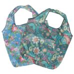 Cabilock 2 Alışveriş Bakkal Çantası Dönüşüm Çantası El Saklama Çantası Taşınabilir Saklama Çantası Örgü Hediye Keseleri Depolama Çantası Alışveriş Yapmak Tepsi Polyester Katlamak