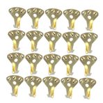 Cabilock 20 küçük renkli kavun dilimleri dış cephe kancaları resim asılı tel resim asmak için resim asılı kancalar resim askısı metal kavun çivisi çerçevesi aksesuarları