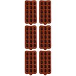 Cabilock 3set Kalp Şekerleme Kalıpları Silikon Lolipop Kurabiye Kalıbı Tava Ev Yapımı Pişirme için 2 Adet*3