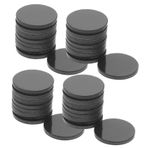 Cabilock 50pcs Kauçuk Mıknatıslar Yapıştırıcı Destek Kendi Yapışkan Mıknatıslar Küçük Manyetik Noktalar Çıkartma Mıknatıslar Buzdolabı Mıknatısları
