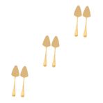 Cabilock 6 Paslanmaz Çelik Kürek Dilimi Sunucusu Pasta Sunucusu Spatula Spatulası Pizza Fırını Küreği Kalbur Kazıyıcı Spatula Turta Kaldırıcı Teppanyaki Ve Pasta Sunucusu
