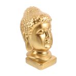 Cabilock Asya Buda Başı Heykelciği: Zen Bahçe Dekoru Reçine El Sanatları Buda Heykeli Meditasyon Odası Manevi Sunak Veya İç Mekan Dekorasyonu Arkadaşlarınız Ve Aileniz Için