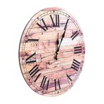 Cabilock Modern Stil 12 İnç Tik Tak Etmeyen Duvar Saati Yatak Odası Oturma Odası Ev Dekoru İçin Sağlam Çerçeve