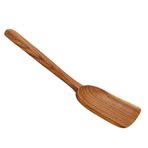 Cabilock Mutfak Aracı Tik Pişirme Spatula Tahta Şehriye Kaşığı Yapışmaz Döndürücü Pişirme Küreği Oluklu Tornacı Geniş Spatula Kaşık El Yapımı Tahta Kaşık Kürek 7 Parça Set Ahşap Tereyağı