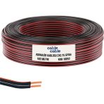 Cable Cable 100 mt Elektrik ve Hoparlör Kablosu Kordon 2x0.75 - Siyah