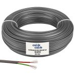 Cable Cable 100 mt Flat Gri İkili Köken Telefon Kablosu