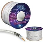 Cable Cable 80TEL RG6/U4 1.02 mm 100 mt Erk Yerli Anten Kablosu