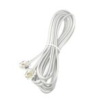Cable Cable Beyaz 5 mt Telefon Hat Kablosu