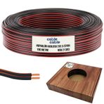 Cable Cable Kordon 2x2.5 Siyah Kutulu 100 mt Hoparlör Kablosu