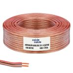 Cable Cable Kordon Şeffaf 2x1.5 cm 100 mt Hoparlör Kablosu