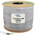 Cable Cable RG6/U4 1.02 mm 112 Tel 500 mt Anten Kablosu