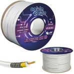 Cable Cable RG6/U4 1.02 mm 64 Tel Gold 100 mt Anten Kablosu