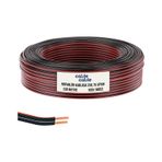 Cable Elektrik Kablosu Kordon 2X0.75 Siyah 100 MT