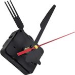 CABLEPELADO Sessiz kuvars saat mekanizması, saatler için onarım seti, 3D saatler, saat kolları, saat mekanizması, yelkovan 100 mm, akrep 80 mm, çatallar