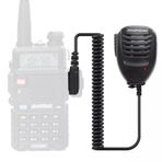 CABLEPELADO Telsiz için hoparlör mikrofonu, telsiz mikrofonu, BaoFeng UV-5R BF-888S UV-82 UV-S9 BF-F8HP UV-10R UV-11R BF-H6 GT-3 GM-15PRO ile uyumlu, kırmızı LED
