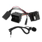 Cables de Lecteur o, Adaptateur de Microphone Fil o Auxiliaire 150 Cm/59 Pouces de Remplacement pour RNS 510/RCD 300