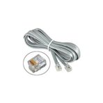 cablox 20 Metre Internet Adsl-vdsl Modem Rj 11 Ve Telefon Hat Bağlantı Kablosu 1x2x0,50 Mm Tr Üretim