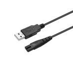 Cabor USB şarj kablosu, Nicwell, Fairywill, Aquasonic, MOSPRO, Nicefeel, Zerhunt, Oralfree, Waterfloss, Tovendor, Hangsun, Initio, McNaval ve Cremax su flosser, siyah, 1 paket
