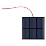 CaCaCook 0,7 W 1,5 V Mini Güneş Paneli, Taşınabilir Güneş Paneli, Polikristal Güç Şarj Modülü, 1,2 V Pil için Güç Modülü Şarj Cihazı 70 X Kablolu