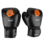 CaCaCook Çocuklar Boks Eldivenleri, 3 Renk Çocuk Tay Müsabaka Eldivenleri, MMA Muay Thai Dövüş Sanatları Kickboks Için Delme Kickboks Grappling Kum Torbası Eldivenleri (siyah eldivenler
