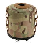CaCaCook Mini Gaz Tankı Kapağı, Fermuarlı Taşınabilir Gaz Tankı Taşıma Çantası, Çok Fonksiyonlu Küçük Gaz Şişesi Çantası, Açık Hava Kampı Için Yalıtım Yakıt Tüpü Saklama Çantası (Büyük