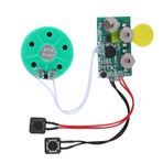 CaCaCook Sound-Chip-Modülü, Erkekler için Müzikal Doğum Günü Kartları, 10 x 5 x 2 Kendin Yap Tebrik Kartı Çipi, 4 Dakika Kaydedilebilir Ses, Ses Çipi, Tatil için Sesli Tebrik Kartı
