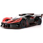 Cacao 1/24 Ölçekli Bugatti Bolide Alaşım Oyuncak Araba, Ses ve Işık Geri Çekin Koleksiyonu 4 Kapı Açık Oyuncak Araçlar Çocuklar Için Hediye Kırmızı1 (Yurt Dışından)