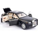 Cacao 1/24 Rolls-Royce Phantom Model Araba, Çinko Alaşım Geri Çekin Oyuncak Döküm Oyuncak Arabalar Ses ve Işık ile Çocuklar Için Erkek Kız Hediye (Siyah)1 (Yurt Dışından) - Renkli