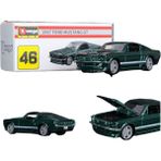 Cacao Bburago 1/64 Ölçekli Porsche 911 Gt2 Rs Minyatür Alaşım Araba Modeli Pres Döküm Araç Ford Mustang Gt (Yurt Dışından)
