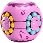 Cacao In1 Dönen Fidget Spinner Sihirli Fasulye Sonsuzluk Küp Stres Giderici Top Yetişkinler Çocuklar Unisex-Çocuk Eğitici Bulmaca Küp Oyuncaklar (Pembe)1 (Yurt Dışından)