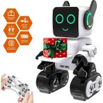 Cacao Robot Oyuncak, Çocuklar Için Uzaktan Kumandalı Robot Oyuncak, Akıllı Programlamalı Rc Robot, 8 Yaş ve Üzeri Şarkı Söylemek, Dans Etmek, Konuşmak Için Uygun, (Beyaz)1 (Yurt Dışından) - Eğitici oyuncaklar