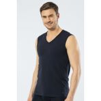 Cacharel 1304 Lacivert Spor V Yaka Erkek Atlet